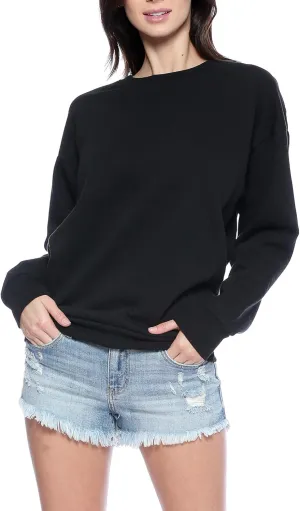 Urban Look Womens Casual Fleece Lined Pullover Sweatshirt with Plus Sizes