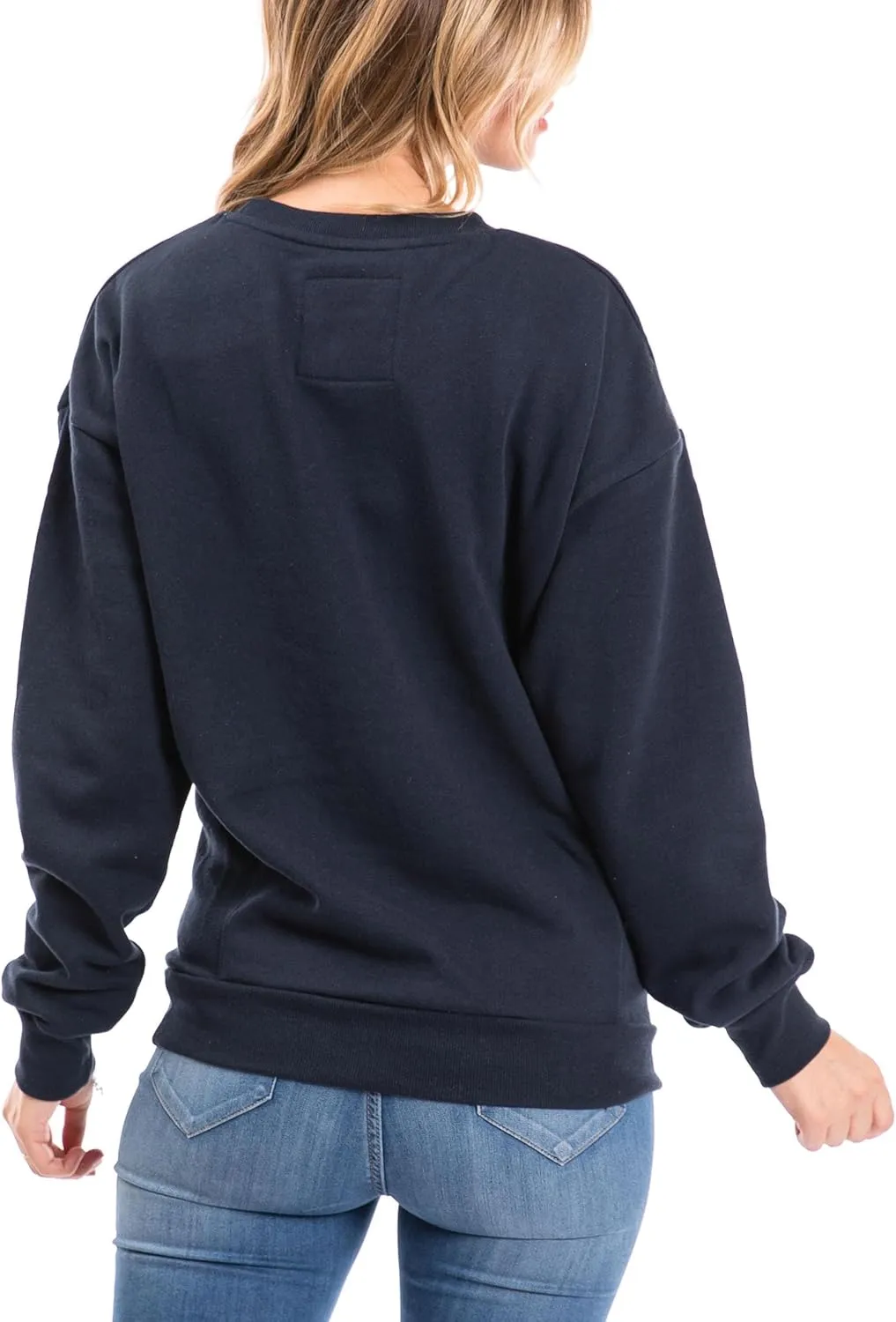 Urban Look Womens Casual Fleece Lined Pullover Sweatshirt with Plus Sizes