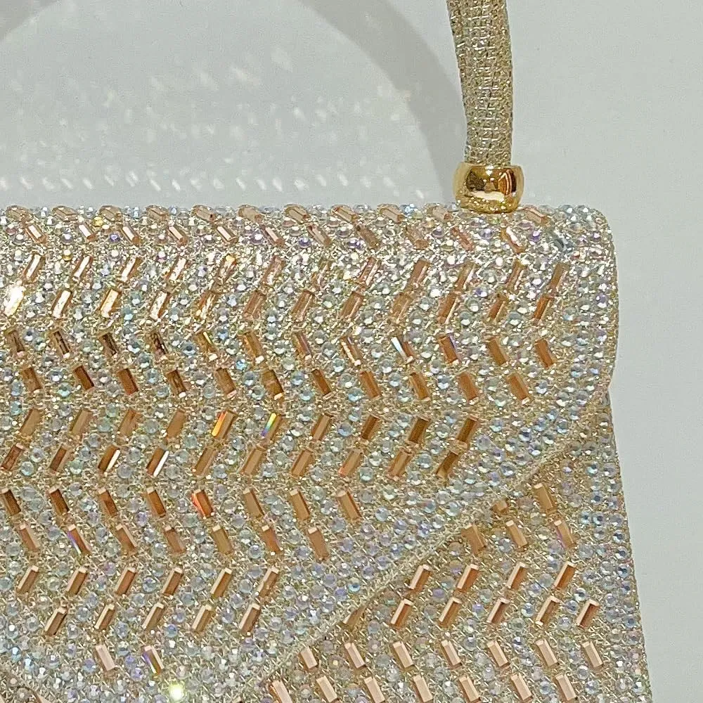 VIFE Womens Evening Bag Sparkly Clutch Purse Wedding Party Purses Glitter Rhinestone Cocktail Prom Handbags