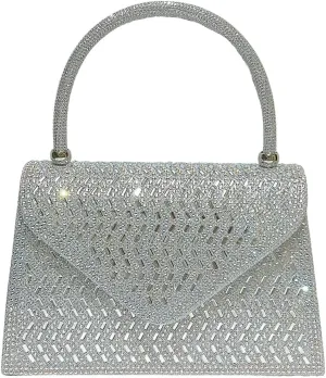 VIFE Womens Evening Bag Sparkly Clutch Purse Wedding Party Purses Glitter Rhinestone Cocktail Prom Handbags