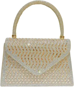 VIFE Womens Evening Bag Sparkly Clutch Purse Wedding Party Purses Glitter Rhinestone Cocktail Prom Handbags