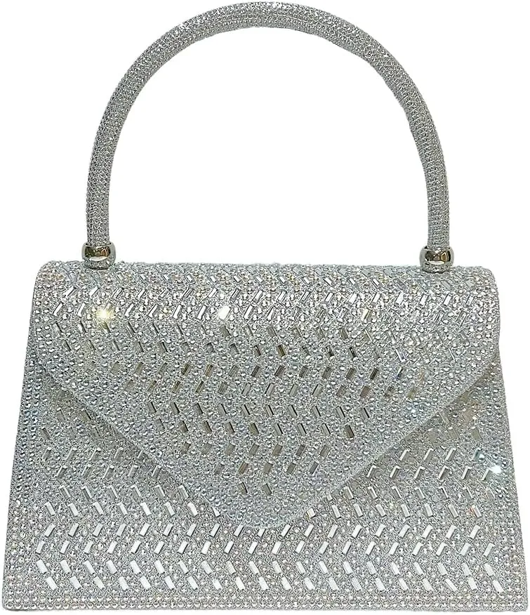 VIFE Womens Evening Bag Sparkly Clutch Purse Wedding Party Purses Glitter Rhinestone Cocktail Prom Handbags
