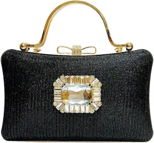 VIFE Womens Sparkly Rhinestone Glitter bag Clutch Evening Handbag Shoulder Bags Purse for Wedding Party Prom