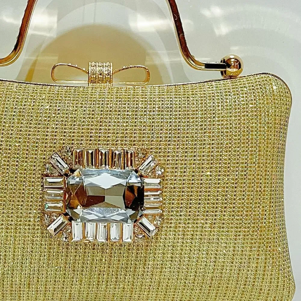 VIFE Womens Sparkly Rhinestone Glitter bag Clutch Evening Handbag Shoulder Bags Purse for Wedding Party Prom