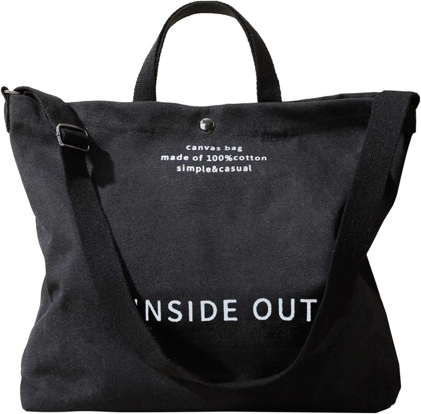 Women Large Canvas Tote Handbags Casual Shoulder Work Bag Crossbody Top Handle Bag Cross-body Handbags