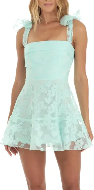 Women Short Graduation Dress Floral Print Cute Babydoll Mini Summer Sleeveless Backless Flowy Dress