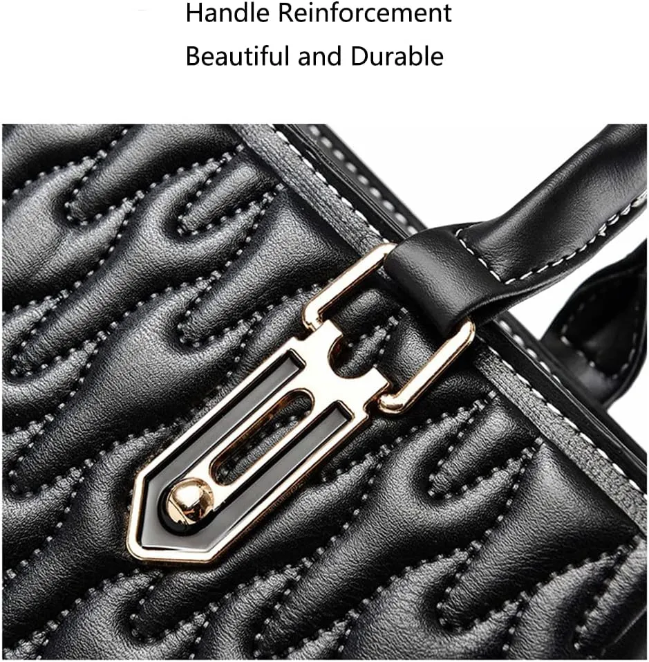 Women Soft Leather Top Handle Purses Fashion Top Handle Satchel Handbags Elegant Shoulder Crossbody Bag Totes (Green)