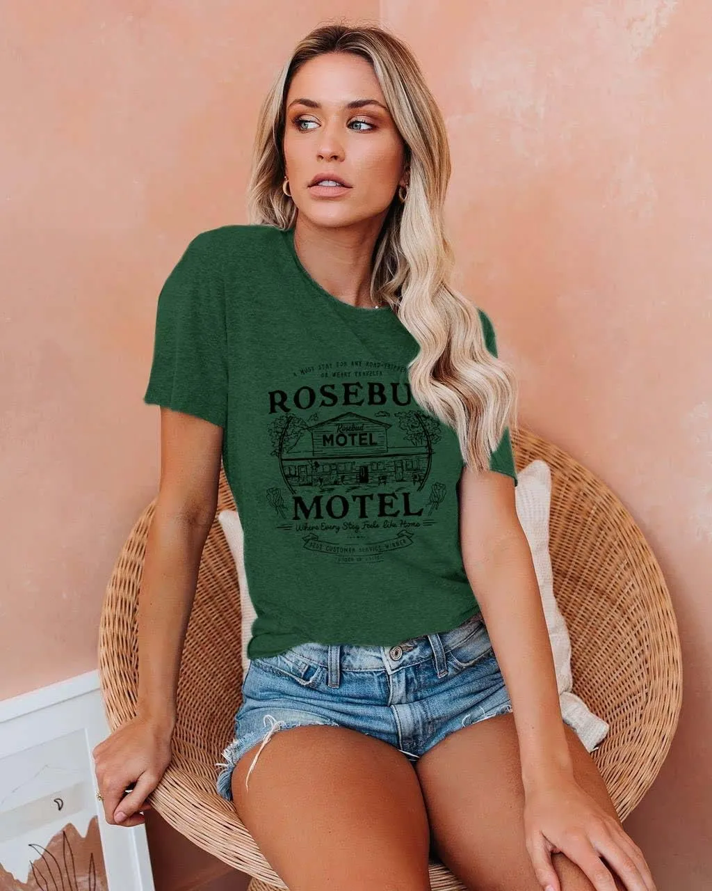 Women Vintage T Shirt Funny Summer Short Sleeve Tops Print Graphic Tees