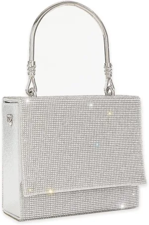 Women's Evening Bag Rhinestone Clutch Bag Crystal Purse Sparkly Glitter Shoulder Bag