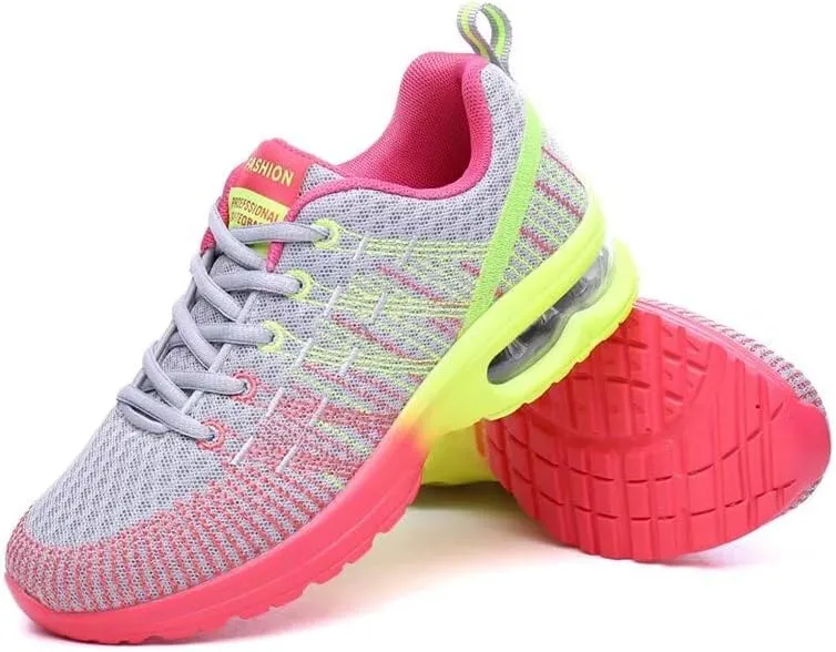 Women's Fashion Mixed Color Mesh Sneakers for Walking Sport