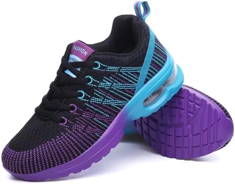 Women's Fashion Mixed Color Mesh Sneakers for Walking Sport