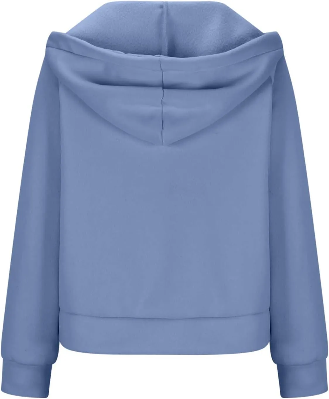 Womens Half Zip Up Hoodies Trendy Cropped Long Sleeve Loose Hooded Pullover Sweatshirt Fall y2k Outfits Clothes