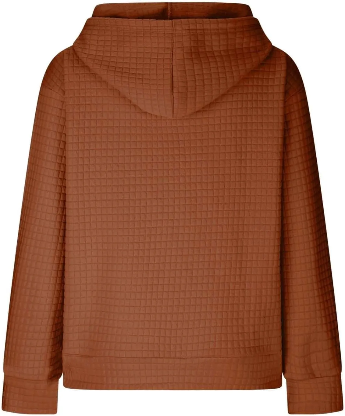 Womens Hoodies Pullover Long Sleeve Oversized Sweatshirt Fall Outfits Drawstring Hooded Sweatshirts with Pocket
