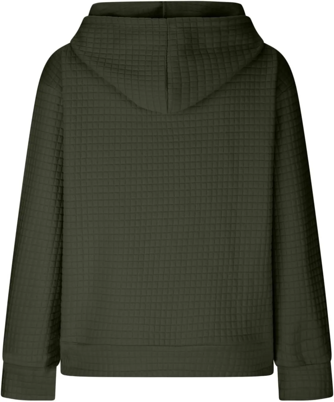 Womens Hoodies Pullover Long Sleeve Oversized Sweatshirt Fall Outfits Drawstring Hooded Sweatshirts with Pocket