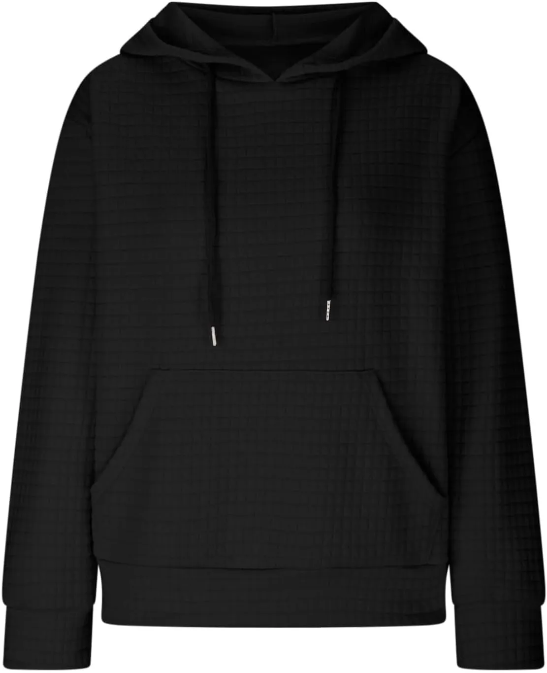 Womens Hoodies Pullover Long Sleeve Oversized Sweatshirt Fall Outfits Drawstring Hooded Sweatshirts with Pocket