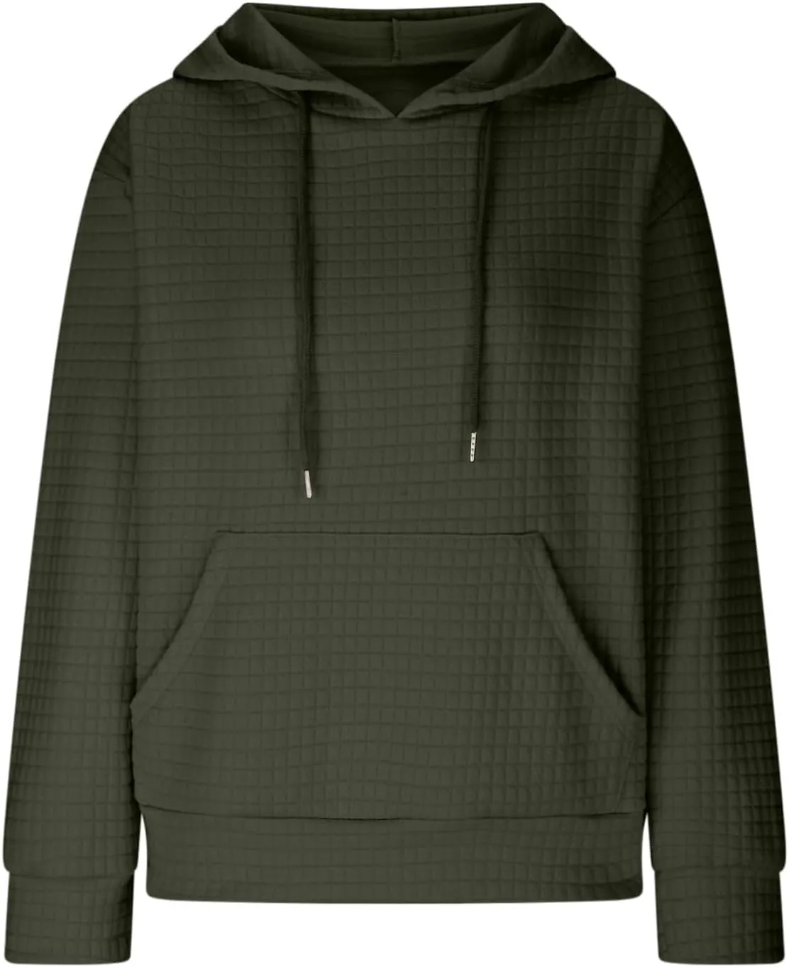 Womens Hoodies Pullover Long Sleeve Oversized Sweatshirt Fall Outfits Drawstring Hooded Sweatshirts with Pocket