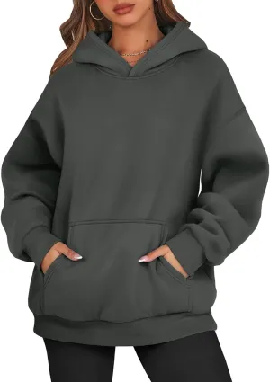 Womens Oversized Hoodies Lightweight Fleece Sweatshirts Casual Long Sleeve Pullover Tops Fall Outfits 2024
