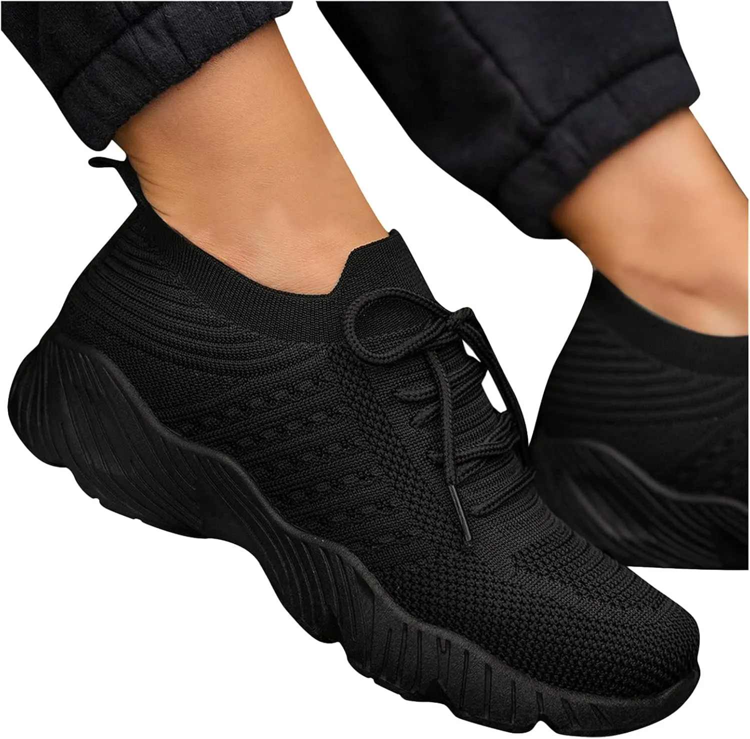 Womens Sneakers 7.5 Casual Comfy Shoes for Women Standing All Day Dressy Womens Flat Casual Shoes for Jeans 10 Wide Womens Sneakers Black Zapatos para Entrenar De Mujer Gym