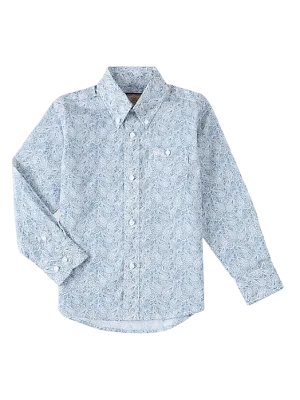 Wrangler Boy's Icey Paisley Classic Print Shirt