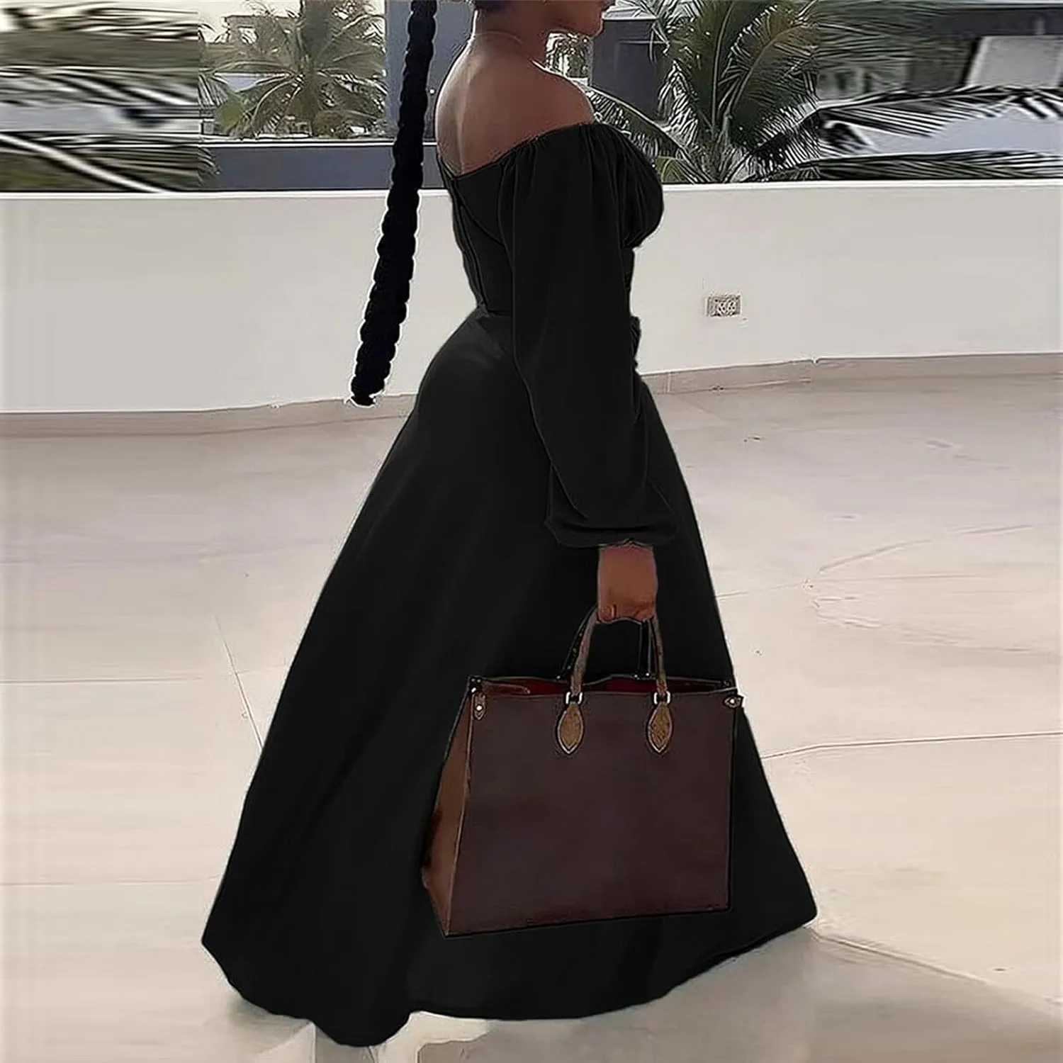 XOWRTE Womens Summer Plus Size Sleeveless Tank Dresses Casual Chiffon Loose Flowy Ruffle Tiered Midi Dress Wedding Cocktail
