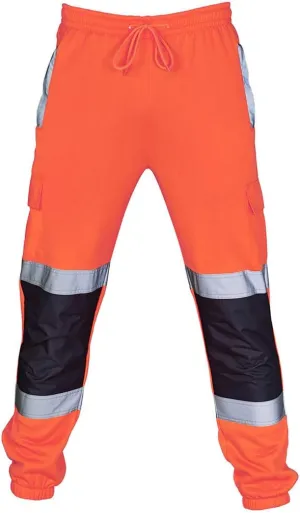 Yoga Pants Men Jogging Pants Mens Long Pants Men Road Work High Visibility Overalls Casual Splicing Casual Trouser Pants